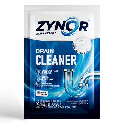 ZYNOR drain cleaner single sachet pack