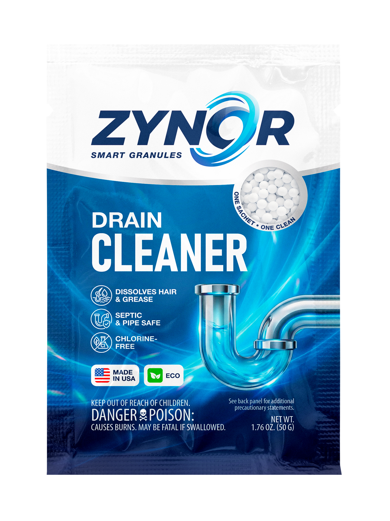 Zynor Drain Cleaner sachet